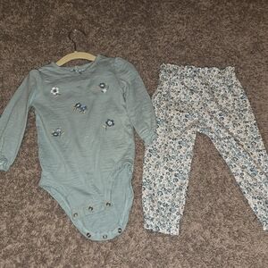 Carter's Light Blue Baby Bodysuit